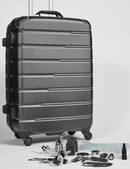 12 Bottle Wine Suitcase With Accessories